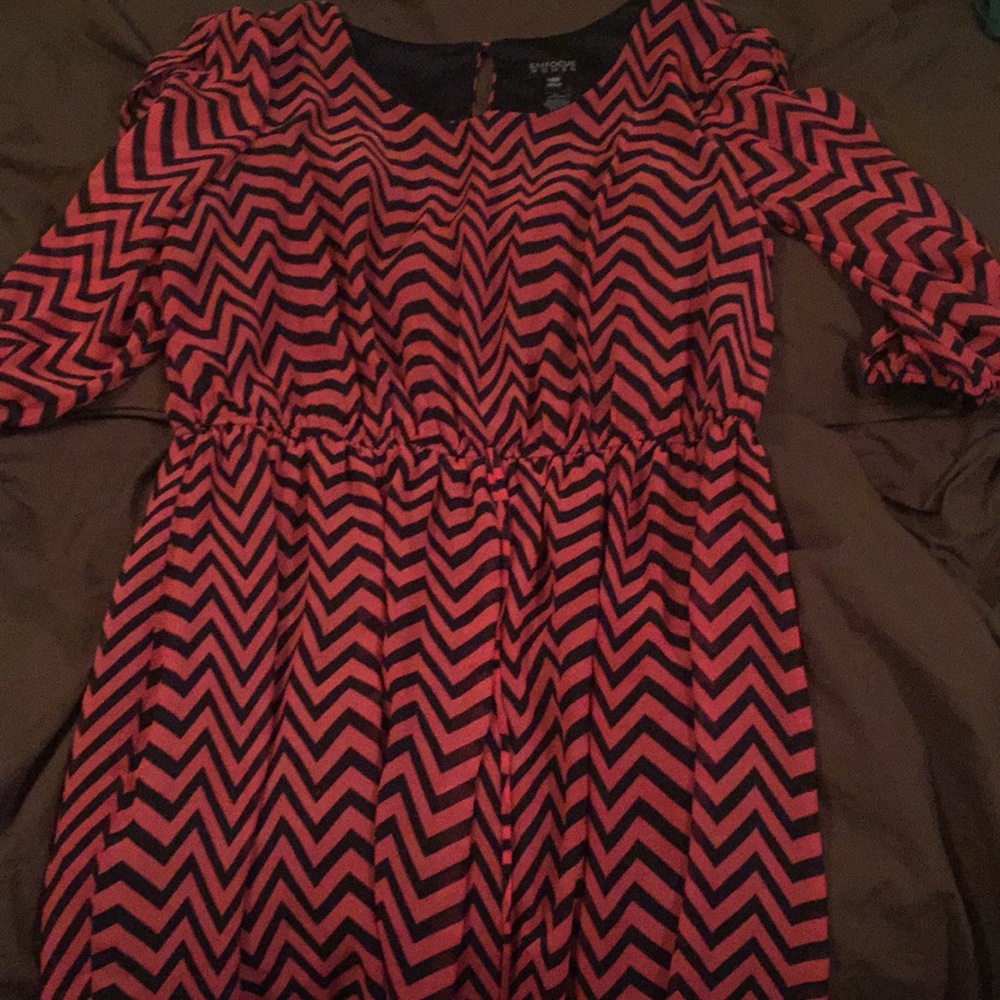 Chevron Pattern Dress